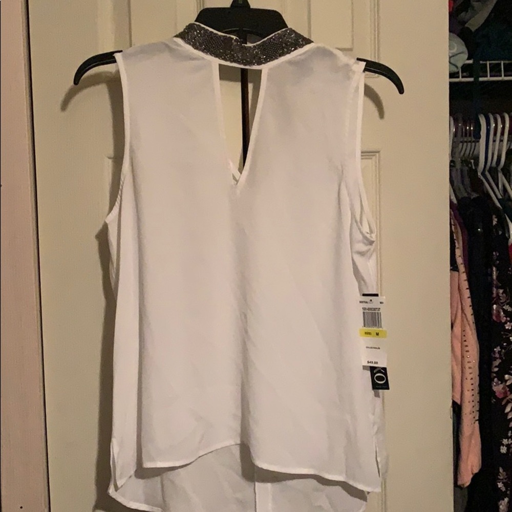 Embellished sleeveless top